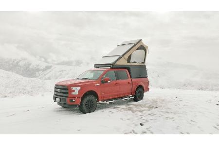 Lone Peak Camper (2023), Dachzelt, Schnee, Wintercamping