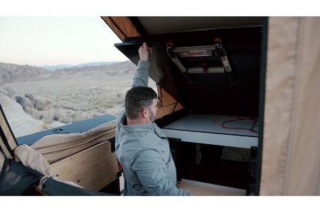 Lone Peak Camper (2023), Klappbett, Matratze, Camping, Pickup