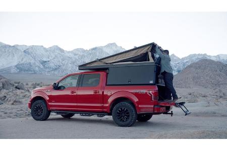 Lone Peak Camper (2023), Aufstelldach, Pick-up-Camping