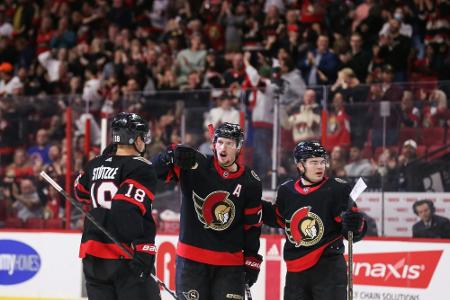 NHL: Ottawa schlägt ohne Stützle auch Seider und Detroit NHL: Ottawa schlägt ohne Stützle auch Seider und Detroit