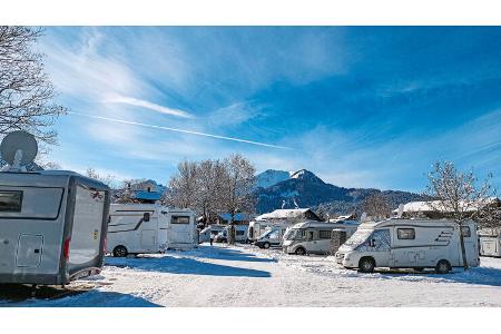 Kleinwalsertal Wintercamping