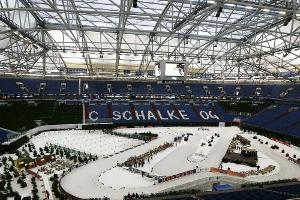Biathlon-Event auf Schalke: Verein leistet Klimabeitrag