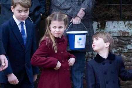 Prinz Louis begeistert bei Auftritt in Sandringham Prinz Louis begeistert bei Auftritt in Sandringham