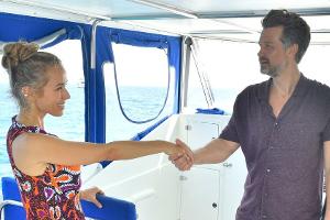Annemarie und Wayne Carpendale: So war der "Traumschiff"-Dreh mit Mads