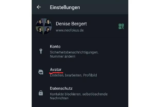 Whatsapp-Einstellungen