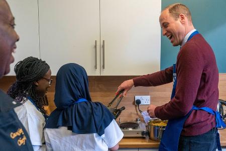 Prinz William: Lob an Kates Kochkünste - und kein Wort über Harry Prinz William: Lob an Kates Kochkünste - und kein Wort über Harry