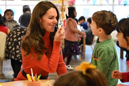 Erster Solo-Termin 2023: Prinzessin Kate besucht Kindertagesstätte Erster Solo-Termin 2023: Prinzessin Kate besucht Kindertagesstätte