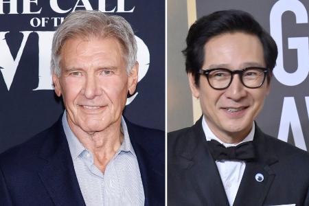 Nach Oscar-Nominierung: Harrison Ford freut sich mit Ke Huy Quan Nach Oscar-Nominierung: Harrison Ford freut sich mit Ke Huy Quan
