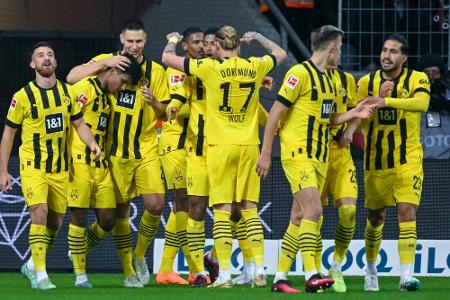 Dortmund gewinnt bei Hallers Startelf-Debüt - Leverkusens Siegesserie reißt Dortmund gewinnt bei Hallers Startelf-Debüt - Leverkusens Siegesserie reißt