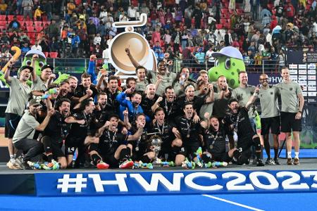 Hockey-Weltmeister in Frankfurt gelandet Hockey-Weltmeister in Frankfurt gelandet