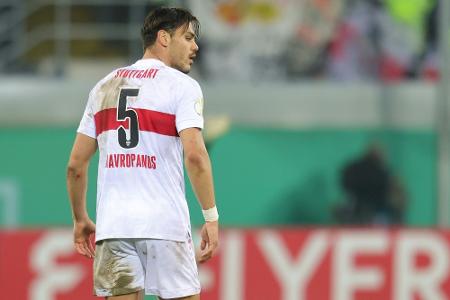 Trotz Mavropanos-Blackout: Stuttgart im Pokal-Viertelfinale Trotz Mavropanos-Blackout: Stuttgart im Pokal-Viertelfinale