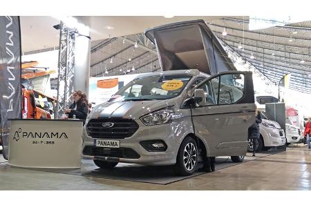 Ford Transit Custom Campervan, Aufstelldach, Messe, CMT 2023 Ford Transit Custom Campervan, Aufstelldach, Messe, CMT 2023