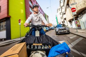 Wie sicher fahren Lastenräder?