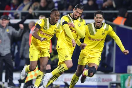 Nach Bochumer Geschenk: BVB zieht ins Viertelfinale ein Nach Bochumer Geschenk: BVB zieht ins Viertelfinale ein