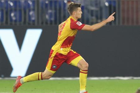 2. Liga: KSC dreht Partie in Unterzahl 2. Liga: KSC dreht Partie in Unterzahl