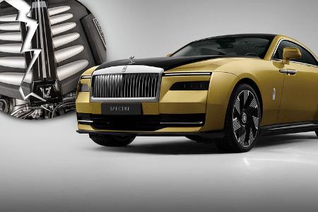 Rolls-Royce Spectre Elektro Strategie V12 Ende Collage