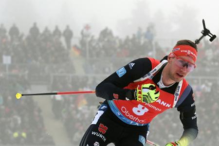 Zwei Tage vor der Staffel: Biathlet Kühn zurück im Training Zwei Tage vor der Staffel: Biathlet Kühn zurück im Training