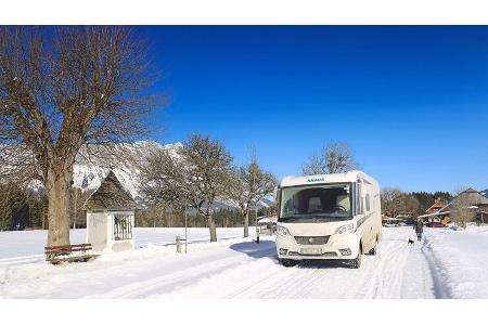 Stellplatz Winter