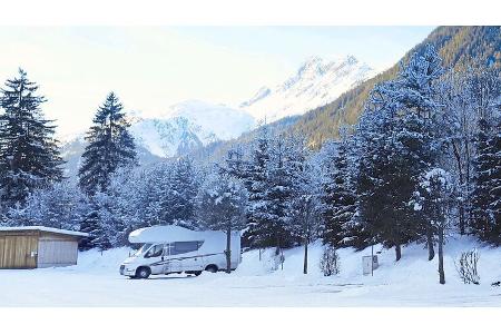 Stellplatz Winter