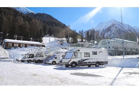 Stellplatz Winter