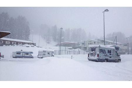 Stellplatz Winter