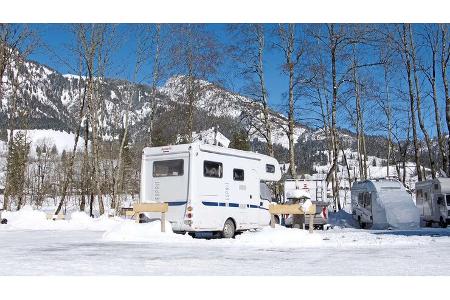 Stellplatz Winter