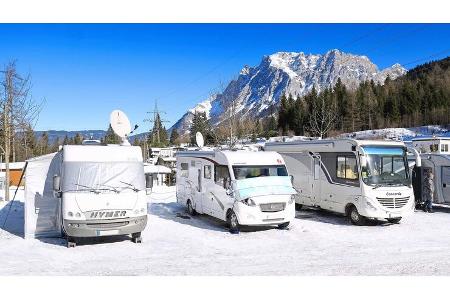 Stellplatz Winter