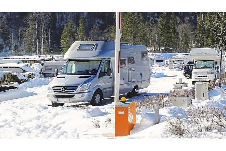 Stellplatz Winter