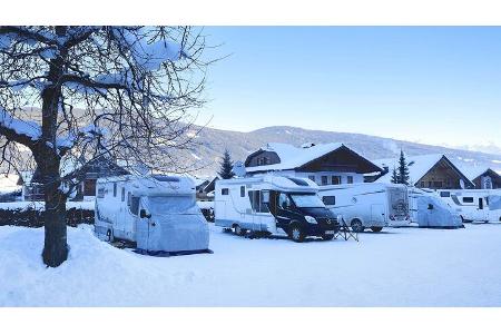 Stellplatz Winter