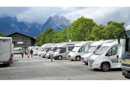 Parkplatz Alpencamp am Wank
