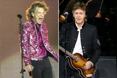 Gemeinsame Platte mit den Rolling Stones? Paul McCartney ist dabei Gemeinsame Platte mit den Rolling Stones? Paul McCartney ist dabei