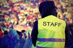 Signalwort gegen sexuelle Belästigung im Fußballstadion