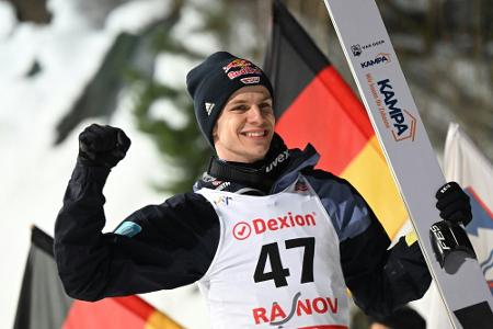 Skispringer Wellinger gewinnt WM-Silber - Bronze an Geiger Skispringer Wellinger gewinnt WM-Silber - Bronze an Geiger