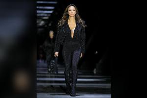 Verona Pooth läuft für Philipp Plein bei der Mailänder Fashion Week
