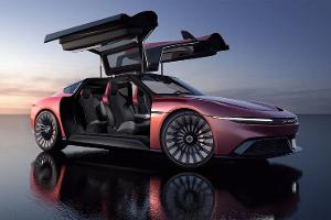 Elektrischer DeLorean als Flügeltür-Sportler
