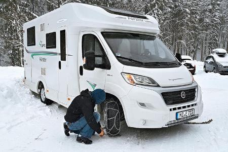 Schneeketten für das Wohnmobil