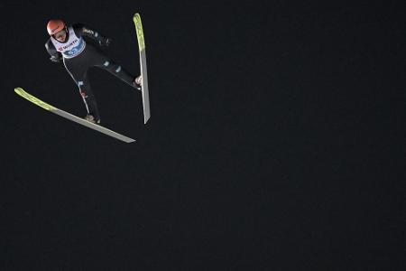 Geiger bester Deutscher in der Quali von der Großschanze Geiger bester Deutscher in der Quali von der Großschanze