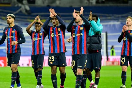 Ohne Lewandowski: Barca besiegt Real im Halbfinal-Hinspiel Ohne Lewandowski: Barca besiegt Real im Halbfinal-Hinspiel