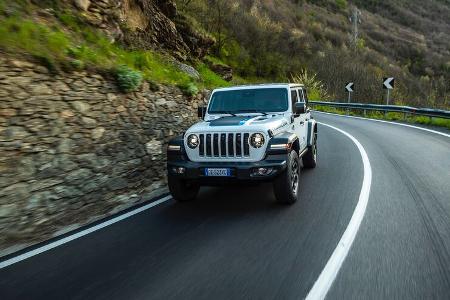 Jeep Wrangler 4Xe PHEV Europa-Version Sahara und Rubicon
