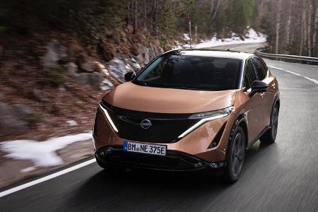 Nissan Ariya 87 kW AWD Allrad Wintertest
