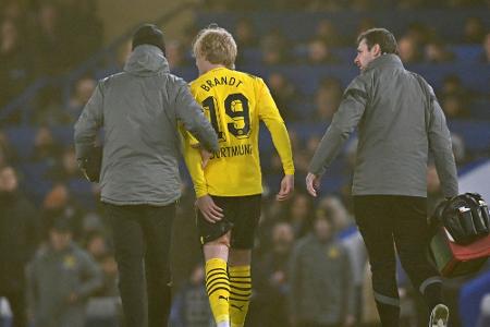 Muskelfaserriss: BVB bis zur Länderspielpause ohne Brandt Muskelfaserriss: BVB bis zur Länderspielpause ohne Brandt