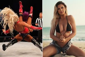 Model stellt Wrestling-Welt auf den Kopf