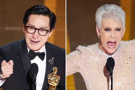 Nebendarsteller-Oscars gehen an Ke Huy Quan und Jamie Lee Curtis Nebendarsteller-Oscars gehen an Ke Huy Quan und Jamie Lee Curtis
