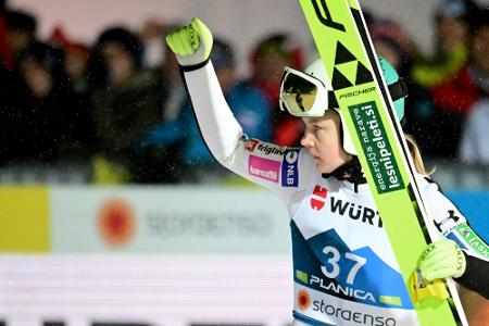 Klinec gewinnt historische Skiflug-Premiere - Althaus Vierte Klinec gewinnt historische Skiflug-Premiere - Althaus Vierte