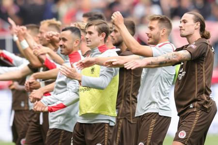 Kantersieg in Sandhausen: St. Pauli setzt Siegesserie fort Kantersieg in Sandhausen: St. Pauli setzt Siegesserie fort