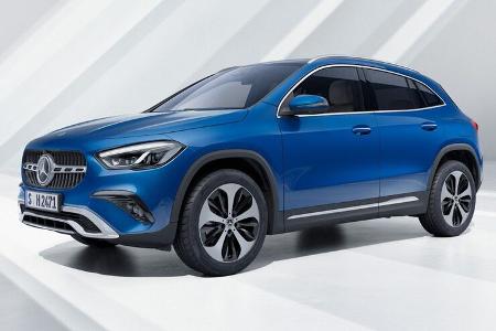 Mercedes GLA Facelift MOPF 2023 Serienmodell ohne AMG Line