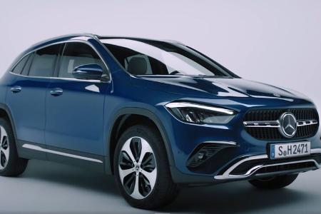 Mercedes GLA Facelift MOPF 2023 Serienmodell ohne AMG Line