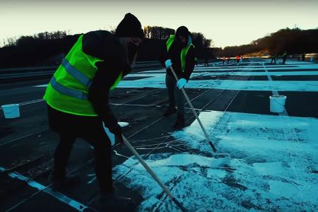 A45 Rahmedetalbrücke Mural Art — Lasst uns Brücken bauen