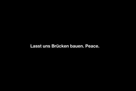 A45 Rahmedetalbrücke Mural Art — Lasst uns Brücken bauen