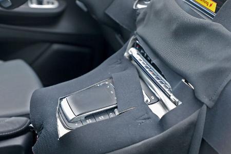 Erlkönig Mercedes V-Klasse Facelift Mittelkonsole